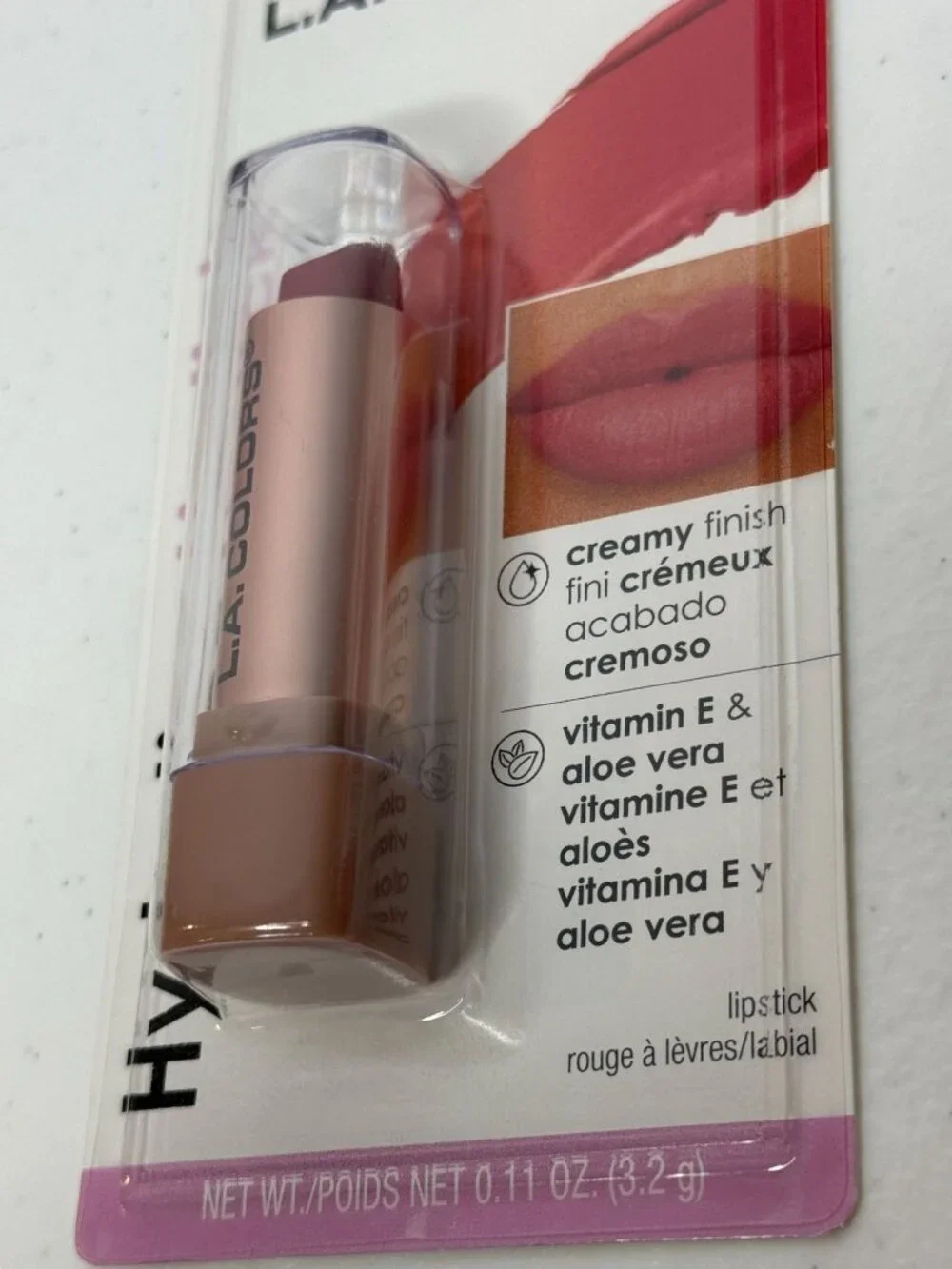 L.A. Colors Victory Hydrating Lipstick C62147 Creamy Red Berry